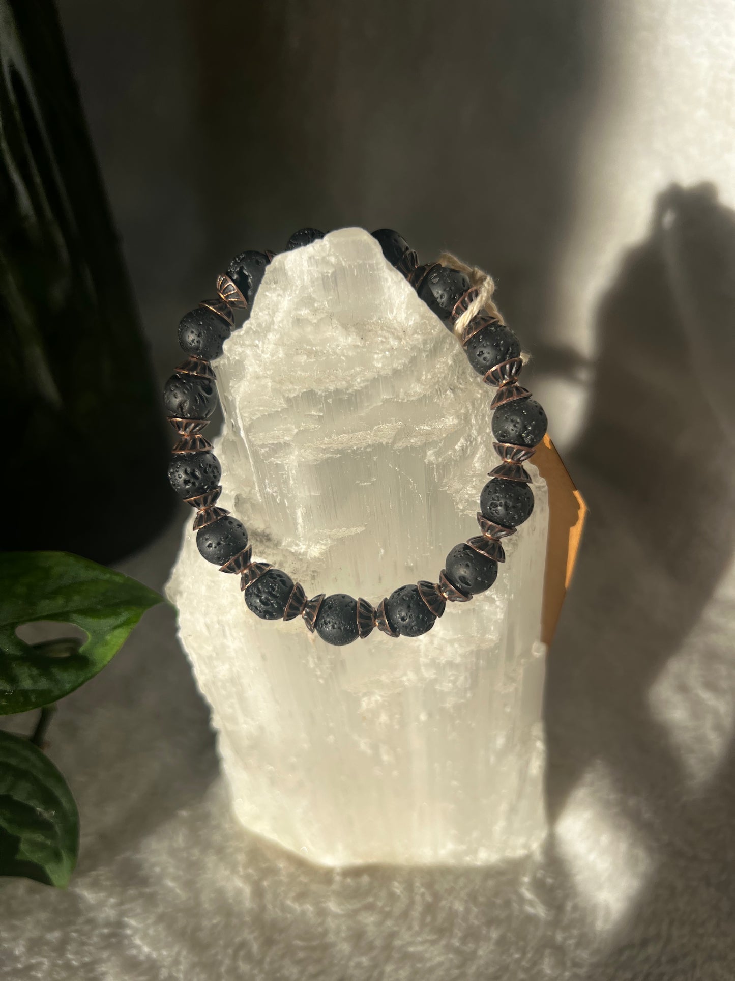 Lava Stone Grounding Bracelet