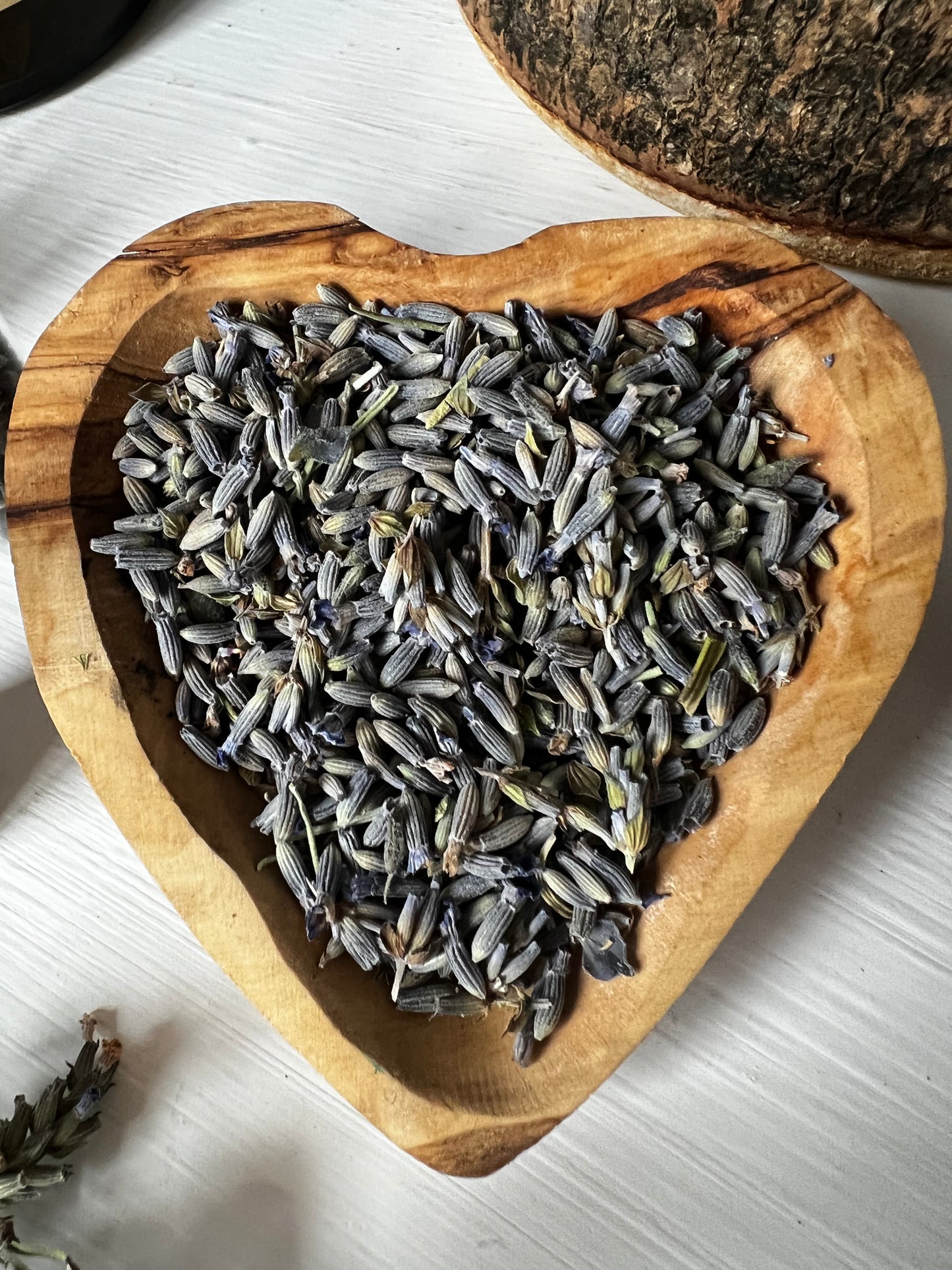 Lavender Buds - Glass Vial Jar with Cork LId